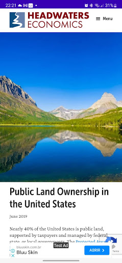 Android application USA PUBLIC LANDS VIEWER screenshort