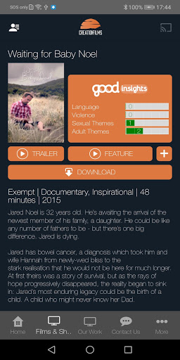 Creation Films Screen 3
