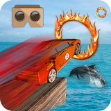 VR Car Beach Free Stunt icon