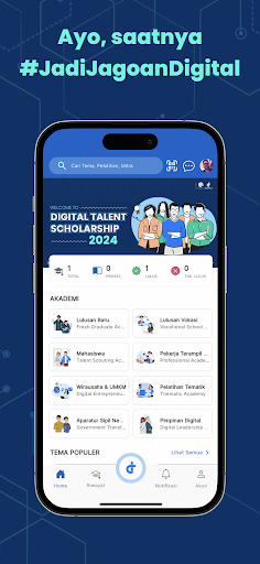 Android application Digitalent Mobile screenshort