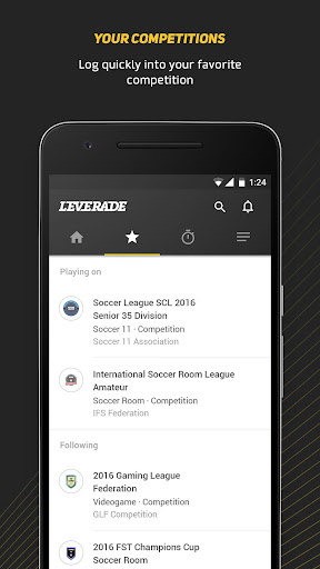 Android application LEVERADE - Real Play screenshort