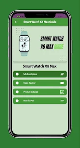 Smart Watch X8 Max Guide