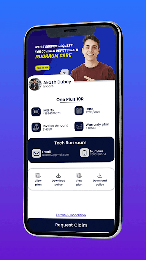 Android application Rudraum Care screenshort