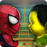 Flying Spider Boy vs. Mr. incredible Super Villain icon