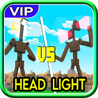 Head Light VS Siren Head Craft Mod Minecraft PE