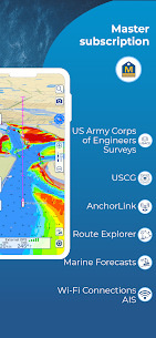 Aqua Map Marine – Boating GPS MOD APK (همه قفل) 4