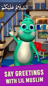 Captura de Pantalla 2 Talking Lil Muslim Bachon ka I android