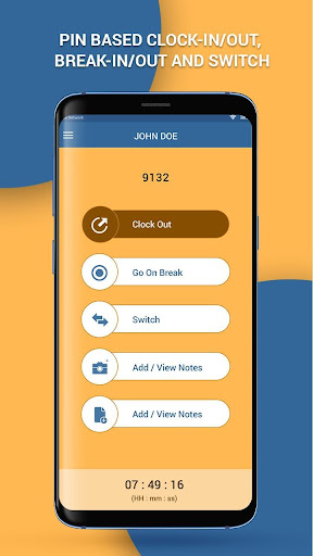 KnackClock Time Tracking Screen 3