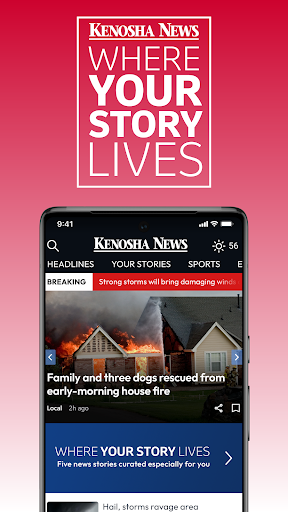 Android application The Kenosha News screenshort