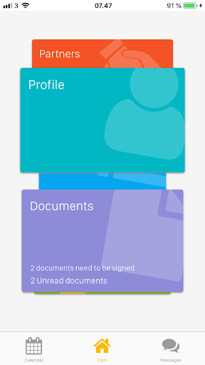 Android application Staffz screenshort