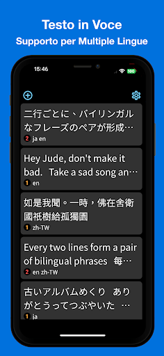Anteprima dell'app