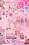 screenshot of Pink Aesthetic Wallpaper
