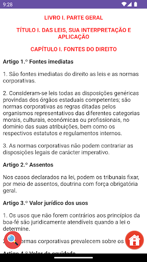 Código Cívil Angolano Screen 3