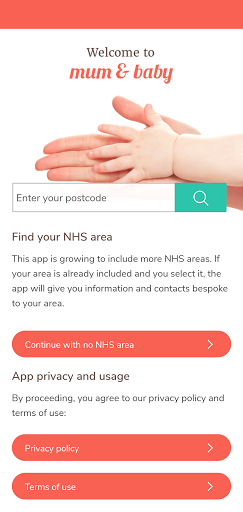 Android application Mum & Baby screenshort