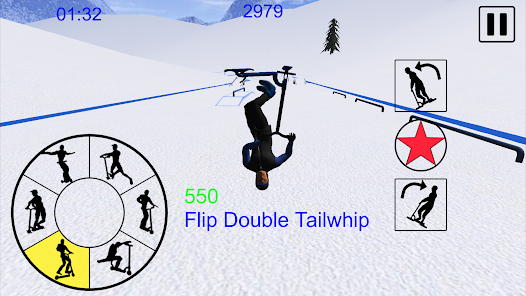 Captura de Pantalla 6 Snowscooter Freestyle Mountain android