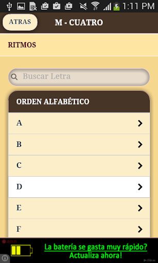 Venezuelan cuatro Chords Screen 2