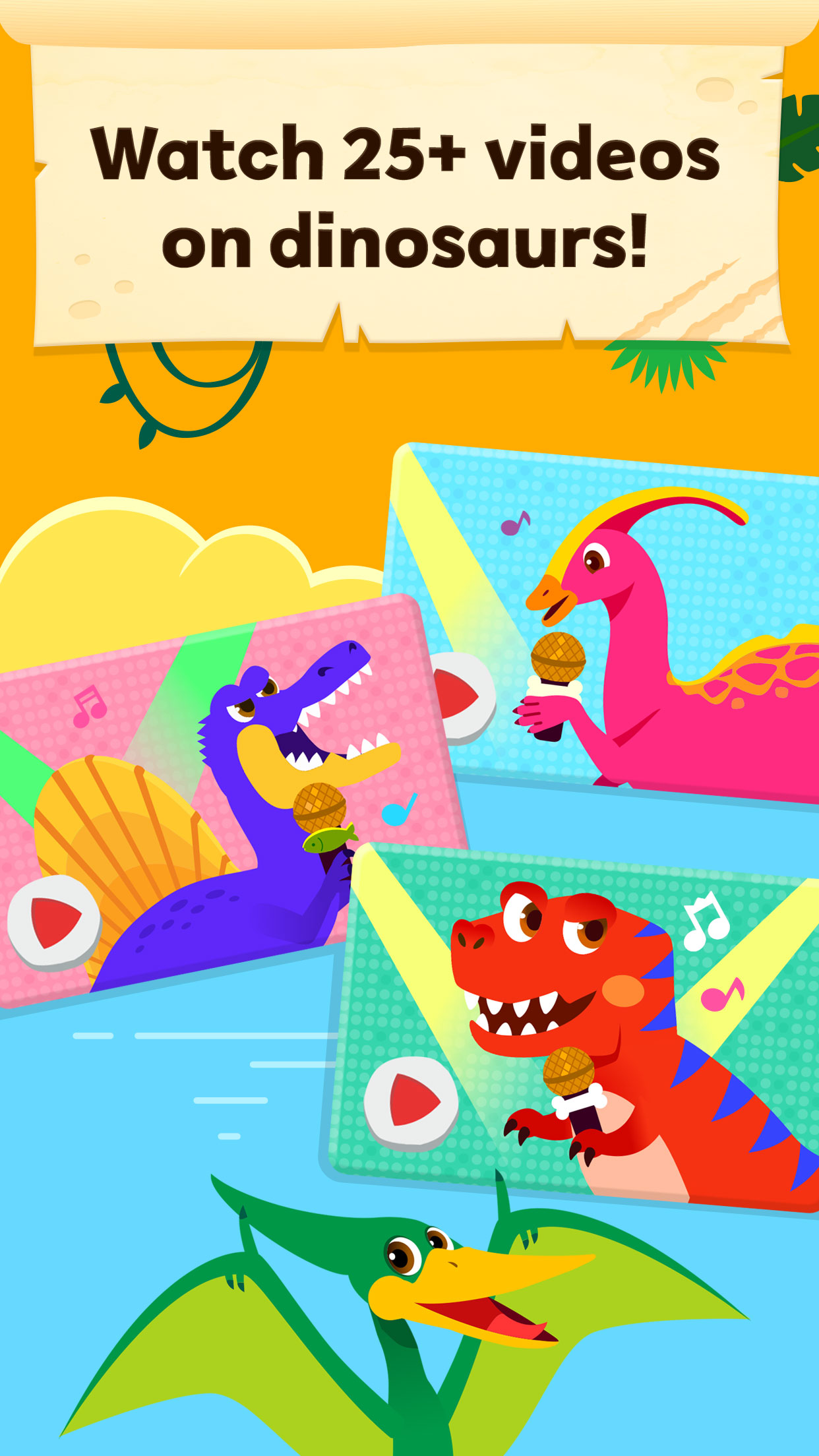 Android application Pinkfong Dino World screenshort