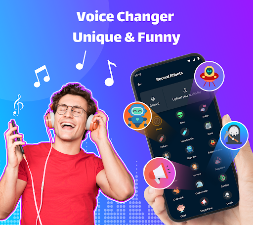 Android application Voice Changer & Audio Editor screenshort