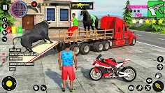 Animals Transport Truck Games - Screenshot 2