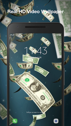Money Rain Live Wallpaper 1.3 screenshots 4