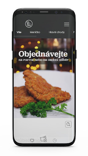 Android application Restaurace u Hrocha screenshort