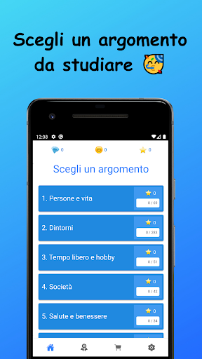 Android application Impara l'inglese screenshort
