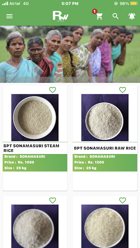 RICWAL - Online Rice Delivery Screen 3
