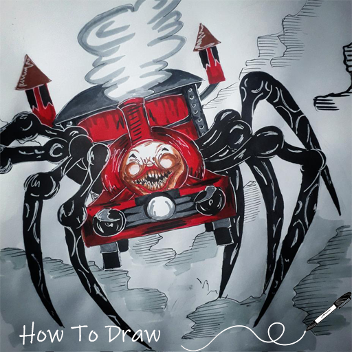 How To Draw: Choo-Choo Charles