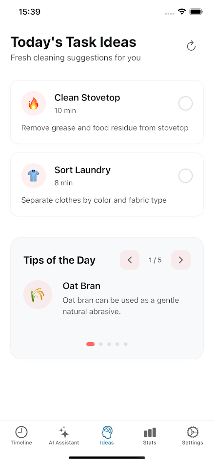 #4. Shiny: House Cleaning Schedule (Android) 由: Bartosz Smyk