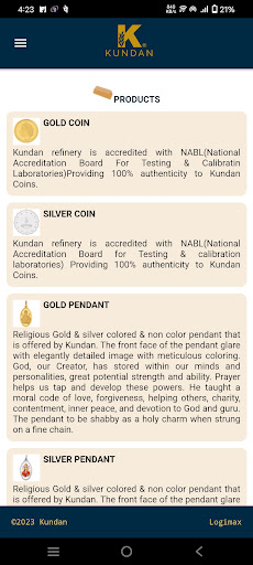 Kundan Bullion Screenshot 4 - AppWisp.com