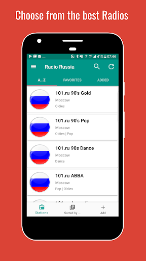 Android application Russian Radio screenshort