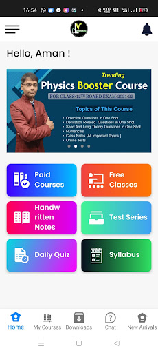 LV Classes Screen 2