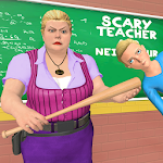 Cover Image of Tải xuống Trò chơi 3d Scary Evil Teacher: Trò chơi rùng rợn, ma quái  APK