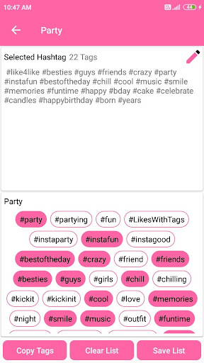 Hashtags Likes, Followers 2022 Screen 3