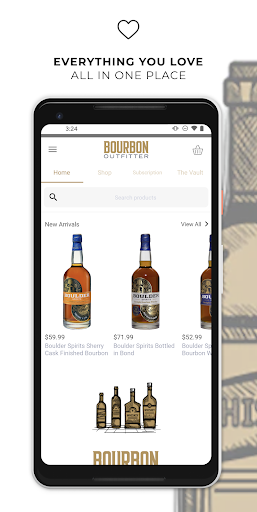 Android application Bourbon Outfitter screenshort