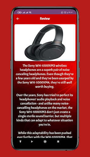 Sony WH-1000XM3 Guide Screen 3