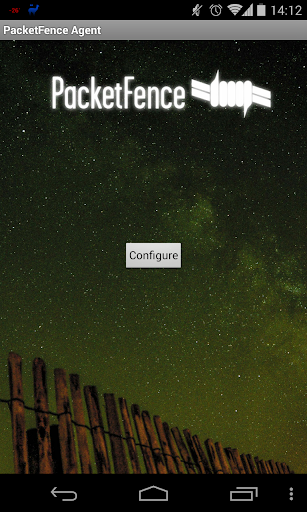 Android application PacketFence Agent screenshort