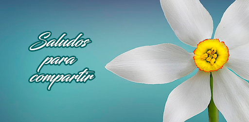 Android application Saludos para compartir screenshort