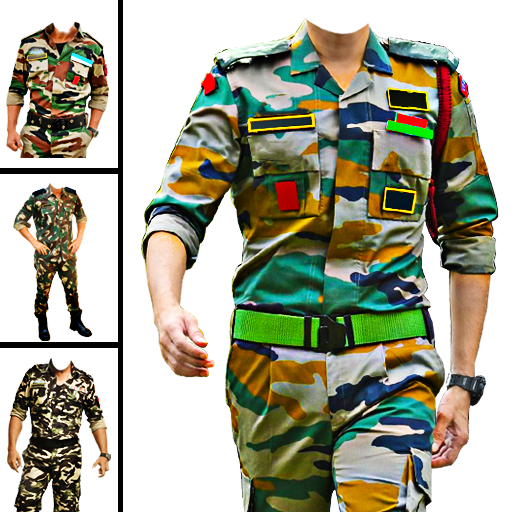 Army commando military suit logo