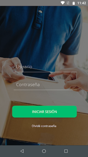 Android application Porteo Móvil screenshort