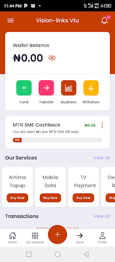 Android application Vision-links VTU screenshort