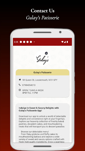 Gulay’s Patisserie Screen 3