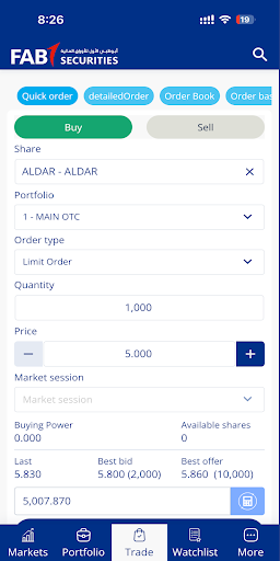 FAB Securities screenshot 7