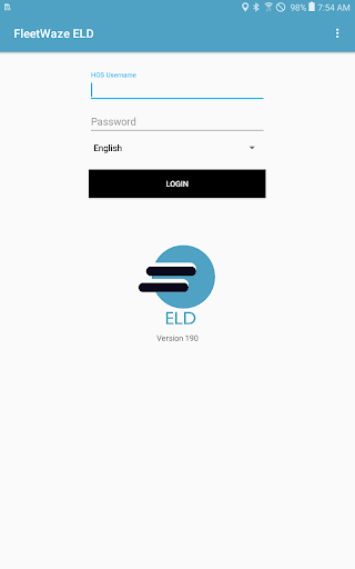 Android application FleetWaze ELD screenshort