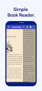 Lector de libros: PDF, Novela
