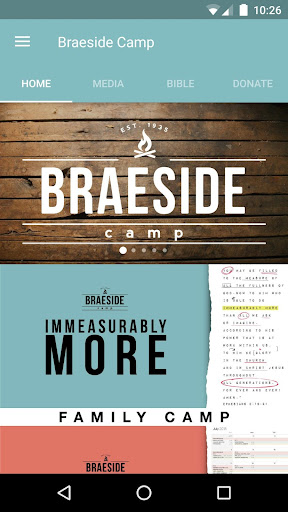 Android application Braeside Camp screenshort