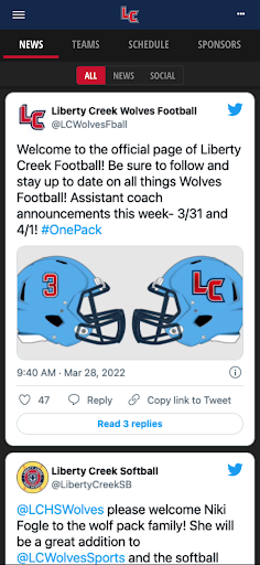 Liberty Creek Athletic Screen 3