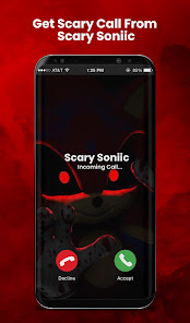 Captura de Pantalla 2 Soniic Scary Video Call Prank android