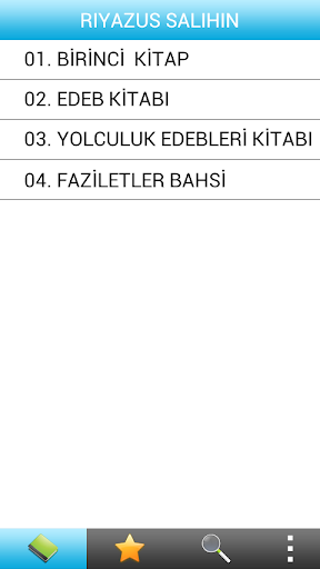 Android application RIYAZUS-SALIHIN (Turkish) screenshort