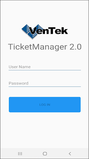 Android application TicketManager 2.0 screenshort